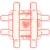 pink gauze