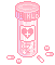 pink pill bottle